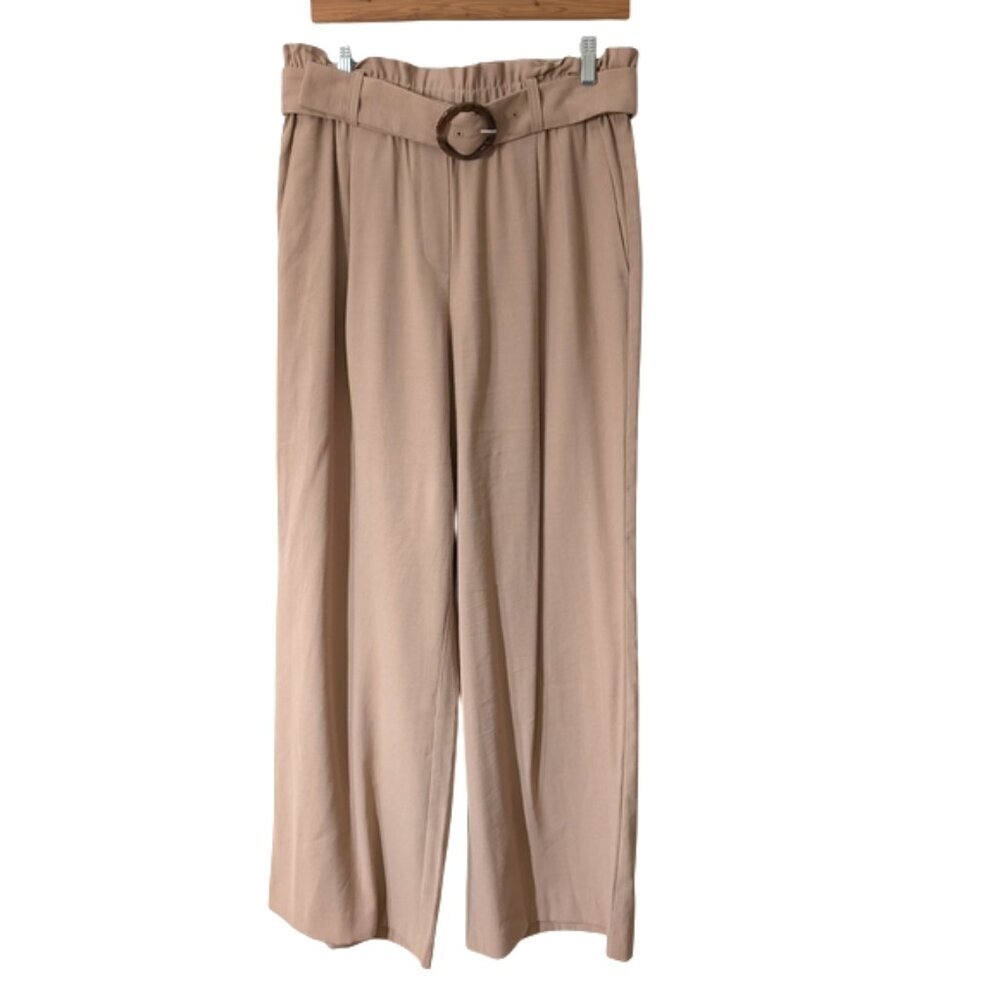 New Ann Taylor Beige Wide Leg Pants Size M